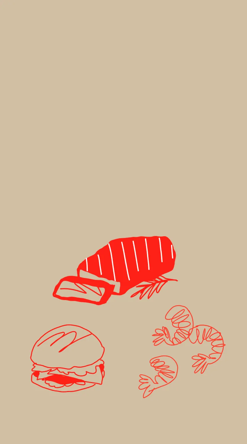 Build a menu for your event from our library and select payment options