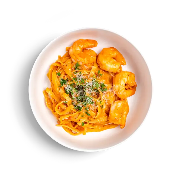 Marinara Shrimp Pasta