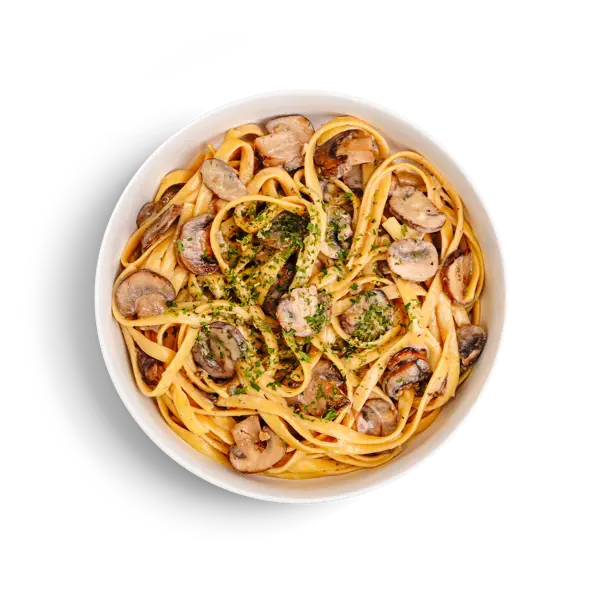 Mushroom Parmesan Pasta