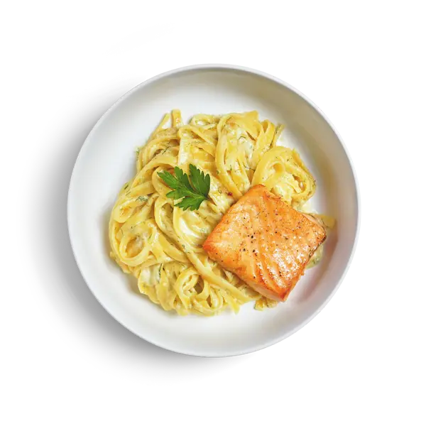 Salmon Alfredo