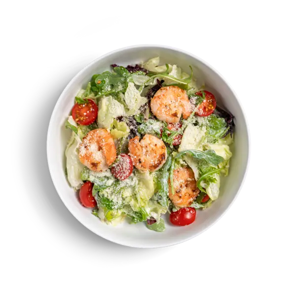 Greens with Shrimps