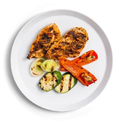 Grilled Chicken Breast & Veggies