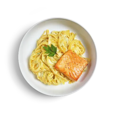 Salmon Alfredo